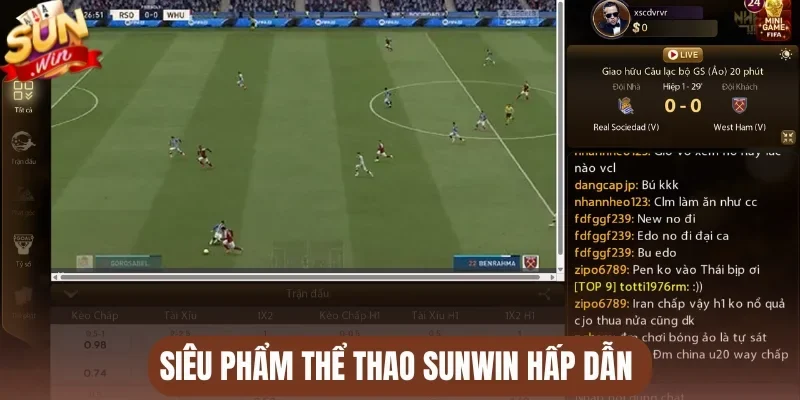 Siêu phẩm thể thao Sunwin hấp dẫn